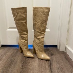 Pretty Little Thing Knee-High Boots